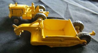 Vintage Die Cast Lesney Matchbox Yellow Tractor Earth Mover No 1 Metal Kids Toy