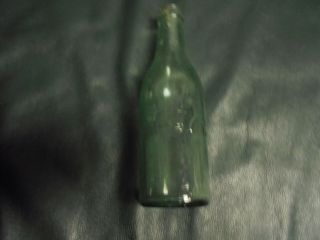 Vintage Straight Sided Coca Cola Bottle Embossed Green Tinge