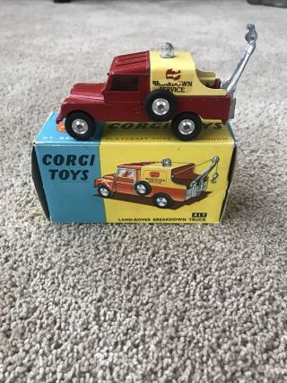 Corgi Toys No 417 Land - Rover Breakdown Truck Nm In Nonpicture Style Box