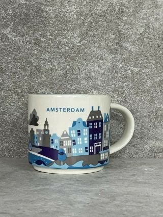 Starbucks Mug Yah Amsterdam Netherlands 14oz Box & Sku