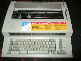 Vtg Ibm Lexmark Wheelwriter 2 6781 - 25 Personal Electronic Typewriter