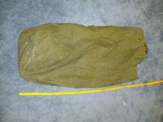 Ww2 Us Army Duffel Bag Dated 1944 Od Green Named General Shoe Corp