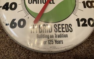 Vintage CARGILL Seeds Hybrid Corn Advertising Thermometer JUMBO ROUND Dial 2