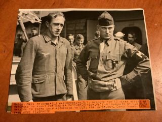 Wwii Photo Of Captured German Soldier Who Use To Live In The Us