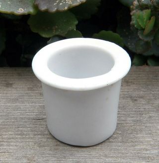 Early 20th Century Porcelain Inkwell For School Desk Or Office.