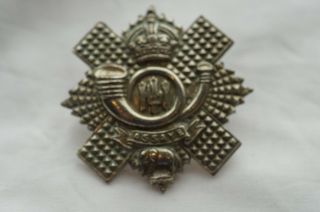 Ww2 British Hli Highland Light Infantry Regiment Cap Badge
