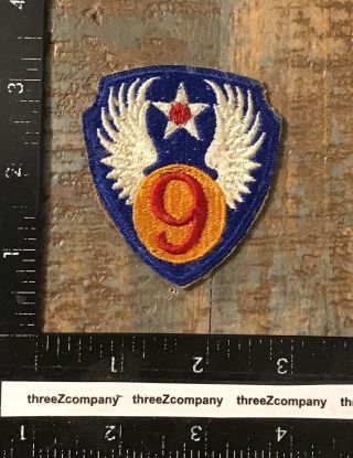 Ww2 Us Army 9th Air Force Ssi Patch Aaf