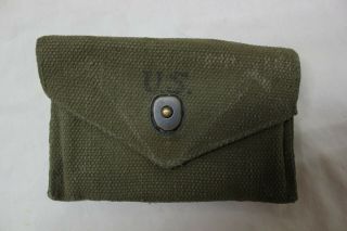 Us Military Issue Korean Era Army Usmc Medic Canvas Web Belt First Aid Pouch 1c