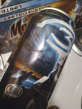Halo 3 Limited Edition Game Fuel Mountain Dew Can Collectible 2