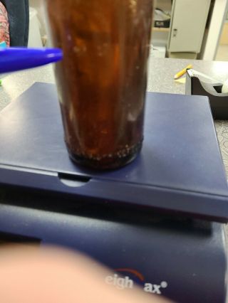 Htf Coca Cola Script Amber Bottle Springfield Illinois 2