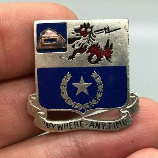 Ww2 Us Army 57th Infantry Regiment Dui Nh Sb Di Pin Badge Unit Crest D6