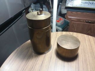 Ww2 Trench Art Brass Lighter From Shell Casing