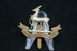 Ww2 British Royal Warwickshire Regiment Cap Badge