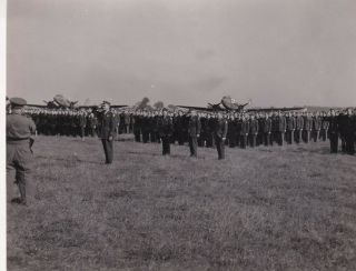 Wwii Photo Aaf 435th Troop Carrier Group Distinguished Unit Citation England 23