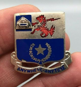 Ww2 Us Army 57th Infantry Regiment Dui Ahd Pb Di Pin Badge Unit Crest C900