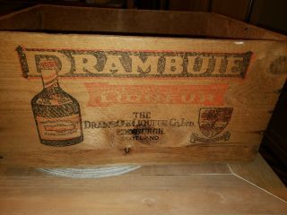 Drambuie Wood Crate