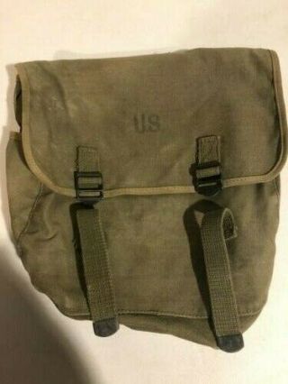 Wwii Us Army M1936 M36 Field Musette Bag Back Pack Backpack