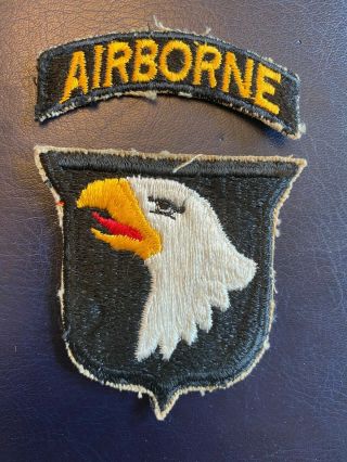 Cut - Edge Ww2 101st Airborne Division Type 2 Patch & Tab Off Uniform