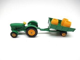 Matchbox Lesney 50 51 John Deere Tractor And Tipping Hay Trailer Bpw Nm