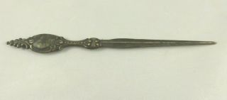 Vintage Brass Victorian Style Letter Opener 8 1/2 Inches