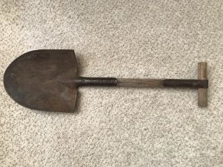 Us M1910 " T " Handle Entrenching Shovel Ww2 Wwii