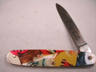 Rare Vintage Drink Coca Cola Knife Made In Germany End Of Day Handles