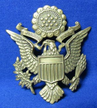 Pre - Wwii 1920s To 1930s Army Air Corps Officer Hat Badge