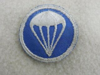 Ww 2 Us Army Airborne Infantry Cap Patch For Garrison Hat,  Blue Twill