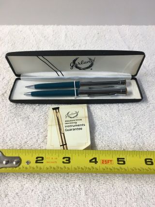Vintage Garland Pen And Pencil Set Bell Telephone Logo