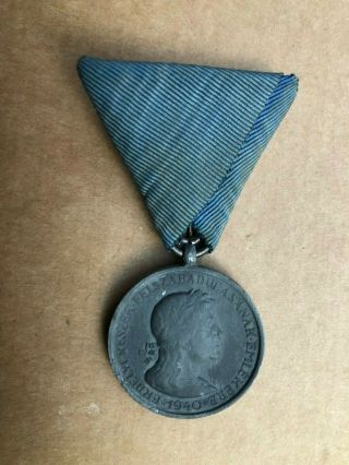 Hungary Horthy " Commemorative Medal For The Liberation Of Transylvania " 1940