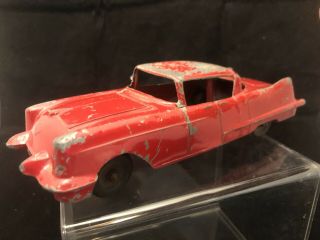 Vintage Toy By Structo 1950s Red Diecast Cadillac,  Approx 6 1/2 " Long