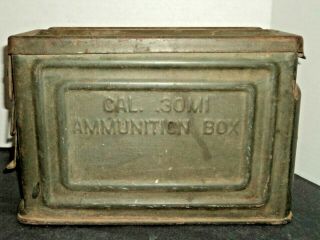 Vintage Reeves U.  S.  Wwii Cal.  30 M1 Ammunition Box Tlc