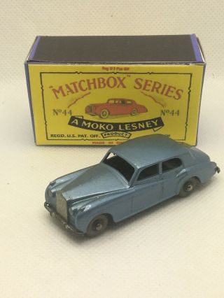 Matchbox No.  44a Rolls Royce Silver Cloud Mw Vnmint Boxed