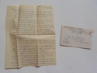 Wwii Letter 1945 Belgium Battle Of The Bulge Germans Haven 