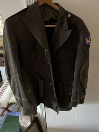 World War Ii U.  S Air Corps Kuppenheimer Norwalk Ct.  Wool Jacket