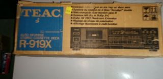 Teac - R - 919x Auto Reverse Stereo Cassette Deck