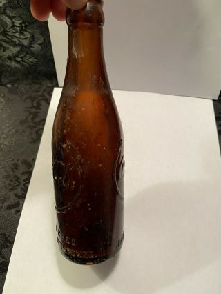 1900 ' s Coca Cola Brown Amber Glass Bottle Circle Arrow Jackson TN Tenn COKE 2
