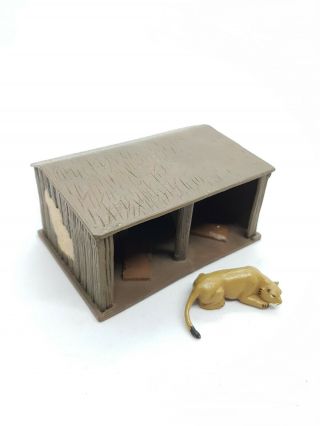 Vintage Corgi Toys Gift Set 8 Lions Of Longleat Lion Den,  Lioness
