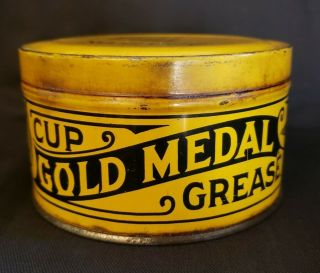 Monarch Mfg Company Cup Gold Medal Grease 1 Pound Can With Contents Toledo,  Ohio