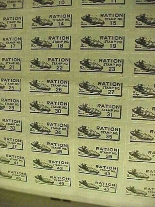 One Family (13) WWII WAR RATION BOOKS 1,  2,  3,  4 South Carolina W/ stamps 3