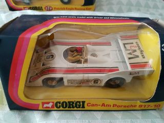 Rare Corgi Toys 397 Can - Am Porsche Audi 917 - 10 Racing Car In L&m Livery