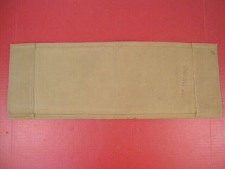 Wwii Era Us Army Medical Corps Litter Or Strecher Canvas Extension - Dated 1942