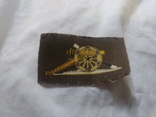 Ww2 Wwii Canada Royal Canadian Artillery British Canvas Cannon Patch Badge
