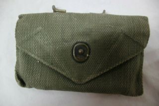 Us Military Issue Ww2 Wwii Army Usmc Medic Canvas Web Belt First Aid Pouch 1a