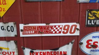 Donlave Racing Speed Shop Barn Find Look Painted Gas Oil Hand Made Sign Custom