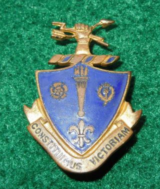 Rare Pre Wwii 10th School Group Usaaf Dui Pin Kelly Field 1925 - 1931