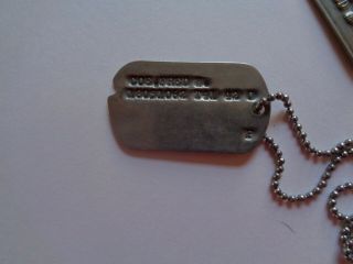 VINTAGE MILITARY WWII 1942 DOG TAG. 2