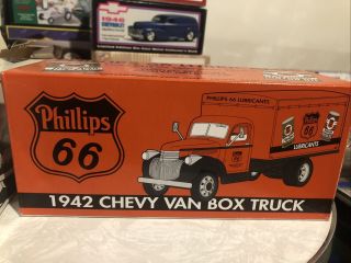 Spec Cast Phillips 66 Lubricants 1942 Chevy Van Box Truck Bank Limited Edition