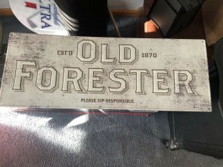 Old Forester Bourbon Whisky Metal Sign