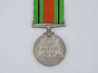 Wwii British Commonwealth 1941 - 45 The Defense Medal